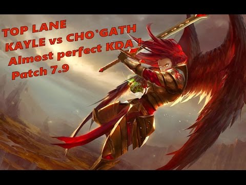 Ranked Hardcarry Kayle vs. Cho'Gath Top  Almost perfect KDA