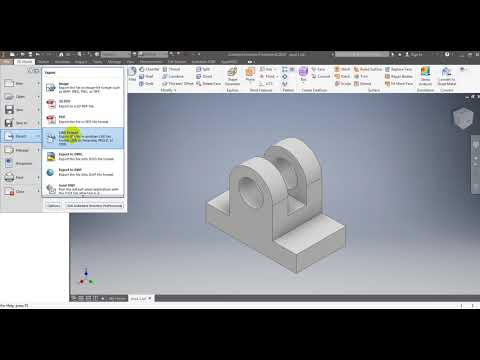 Como exportar una pieza de Inventor a STL | Impresión 3D