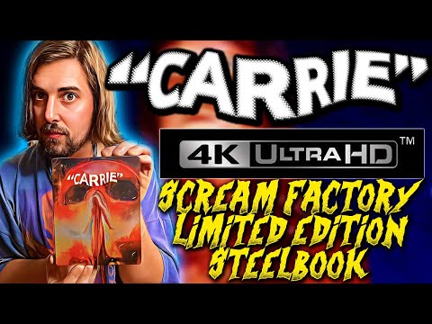 Carrie Limited Edition Steelbook 4k UHD review Scream Factory | Planet CHH