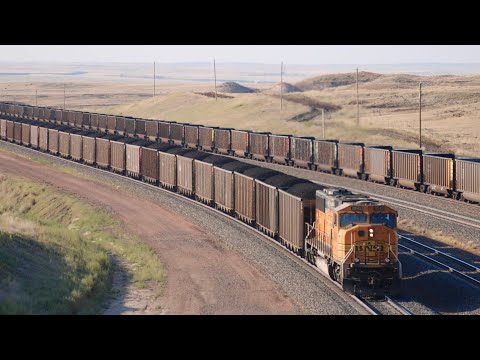 Nonstop Coal Trains in the Powder River Basin! 8/15/2024