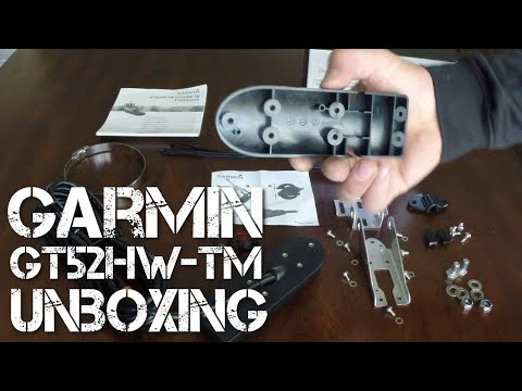 Garmin GT52HW-TM Transducer Unboxing