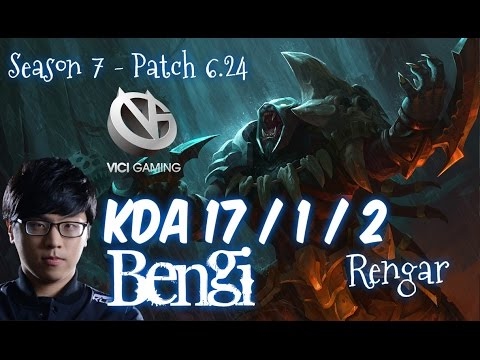 VG Bengi RENGAR vs KHA'ZIX Jungle - Patch 6.24 KR Ranked