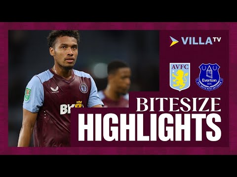 BITESIZE HIGHLIGHTS | Aston Villa 1-2 Everton (EFL Cup)
