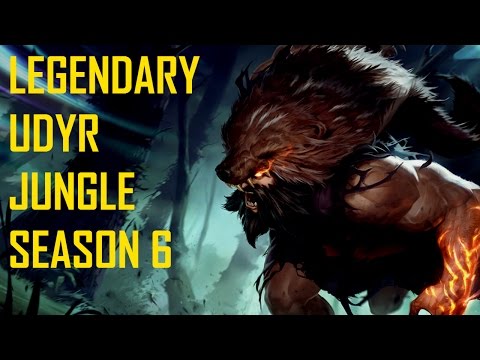 LOL Guide: Legendary Udyr Jungle | carrying a lost game | Season 6