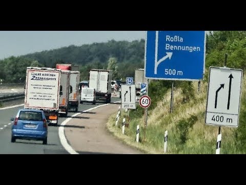 Autofahrer müssen sich auf der Südharzautobahn (A 38) westlich von Sangerhausen bis Ende Juli auf Be