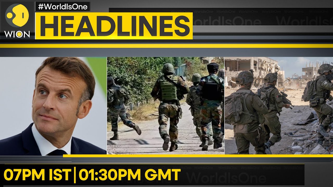 Halt Arms Deliveries To Israel: Macron | 6 Pak Soldiers, 6 Terrorists Killed In Gunfight | WION