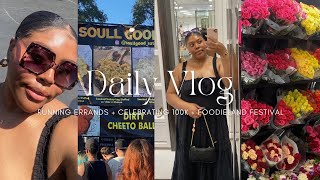 DAY IN MY LIFE VLOG | Hitting 100K + Running Errands + FoodieLand Festival
