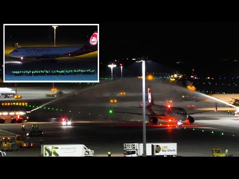 The Final Flights of Air Berlin | Farewell Air Berlin at Stuttgart Airport
