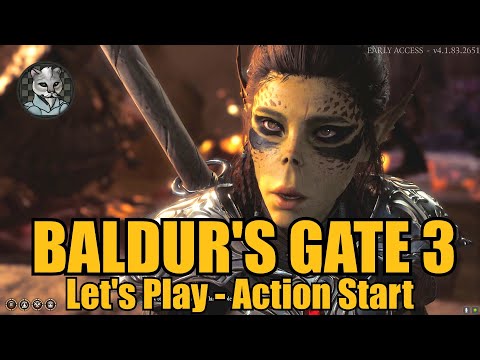 Baldur's Gate 3 - Early Access Let's Play - BG3 Episode 01 - This Is Us (Action Starts Here!)