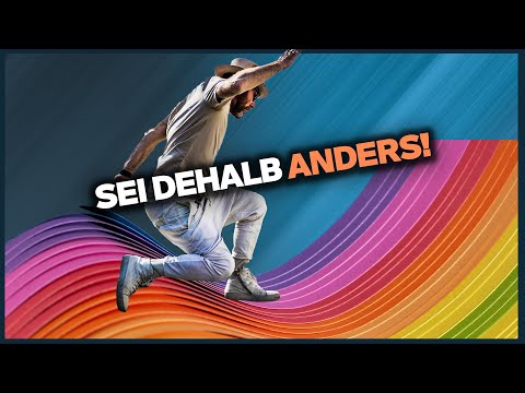 Sei deshalb ANDERS als alle ANDEREN! 🌈