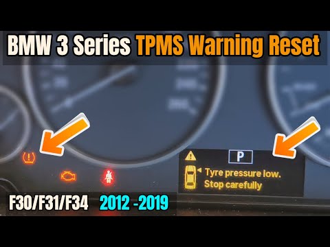 Предупреждение о низком давлении в шинах Сброс TPMS - BMW 3 серии - Как сделать своими руками