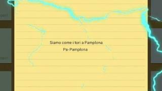 Pamplona - Fabri Fibra ft. The Giornalisti - Testo e voce