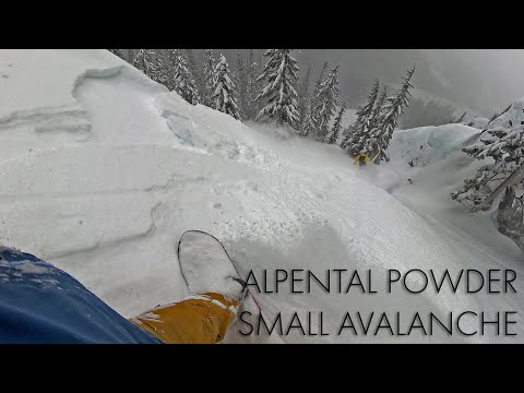 Alpental Powder Day with Small Avalanche in Elevator 2-26-2021 with Bybee