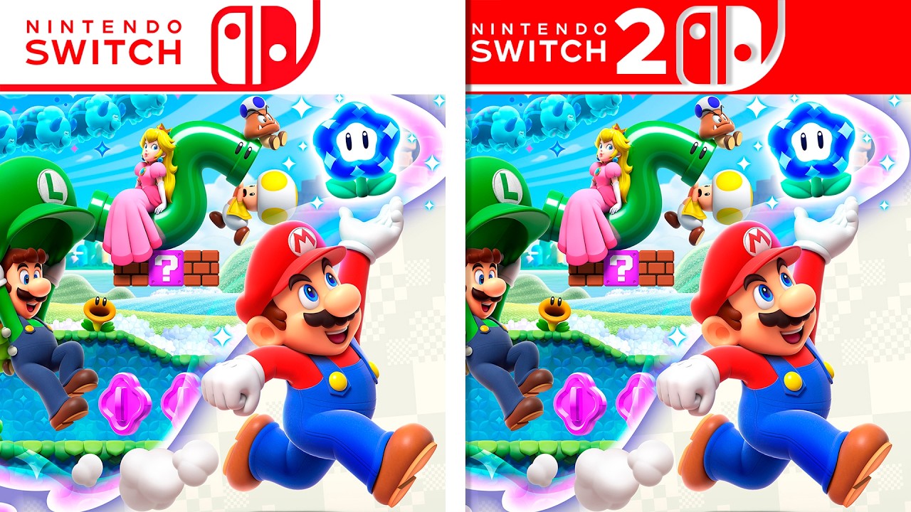 Super Mario Bros. Wonder | Switch vs Switch 2 | Graphics Comparison