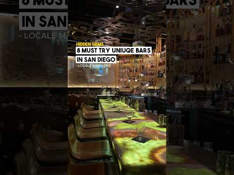 8 coolest bars in San Diego! 🍸🔥 From hidden speakeasies to themed lounges, which are you visiting?