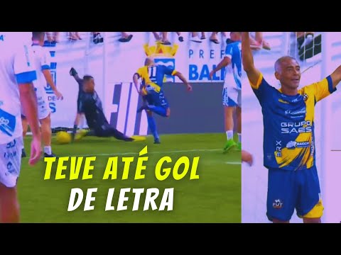 ROMÁRIO MARCOU UMA CHUVA DE GOLS EM AMISTOSO DE FUTEBOL 7