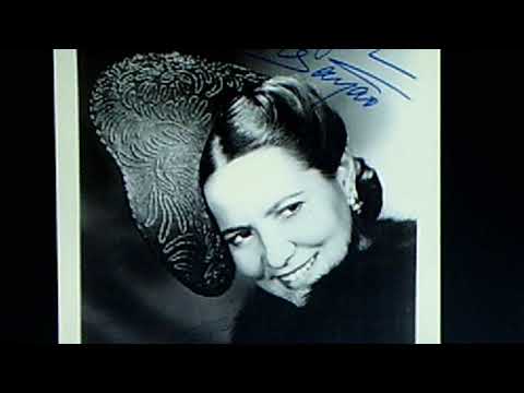 Bidú Sayão, soprano:  (GOUNOD) "The King of Thule" from Faust  (1951)