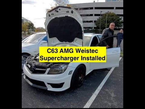 C63 Weistec Supercharger Installed & Dyno