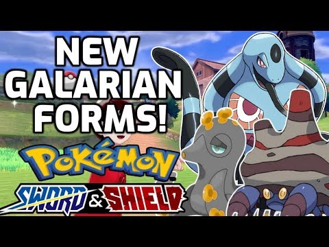 10 New Galarian Forms for Pokemon Sword & Shield!