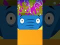 Hickory Dickory Dock - Elephant #shorts #kidssong #nurseryrhymes #kidsvideo #hickory #elephant