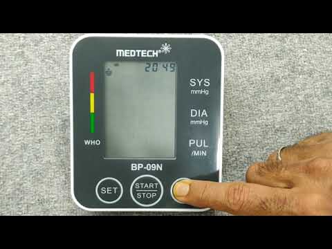 Bp09n medtech blood pressure monitor, for hospital