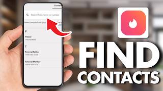 How To Find Contacts On The Tinder App (Full Guide 2026)