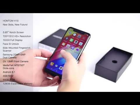 Unboxing For HOMTOM H10 Notch Smartphone
