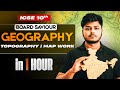 Full Topography Map Work In One Shot Class 10 ICSE Geography