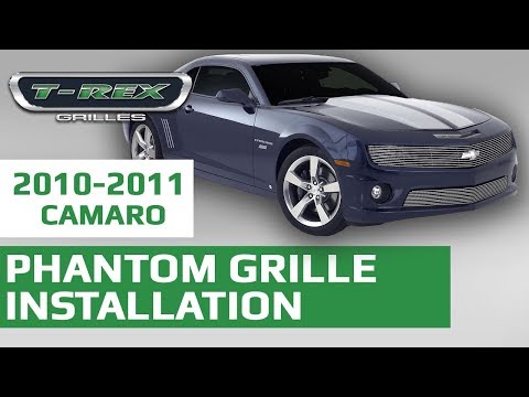 Phantom Grille installation 2010 2011 Chevrolet Camaro