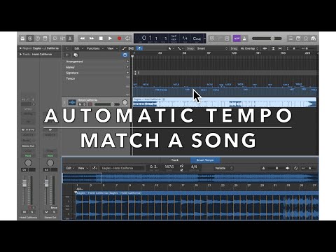 MATCH song BPM in LOGIC PRO X - Smart Tempo (11 Seconds)