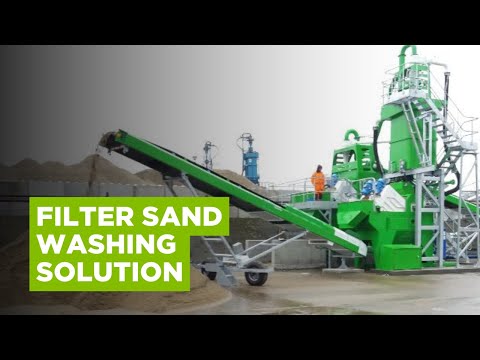 CDE's Filter Sand Washing Solution For Optimum Slow Sand Filtration Water Purification