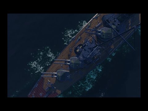 A World of Warships cinematic video