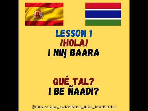 Mandinka Spanish lessons