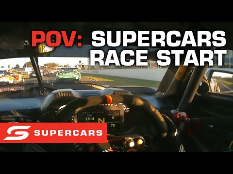 ONBOARD: Driver's eye view of a race start | Supercars 2023