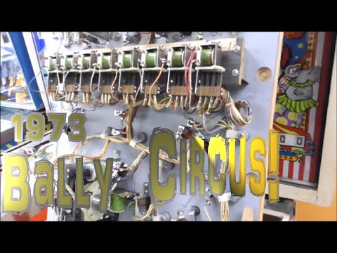 To Make These Pinball Machines More Complex, They Just Added More Relays! - 1973 Bally Circus #4