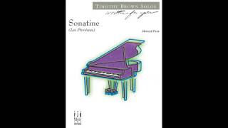 "Sonatine" Early Advanced Piano Solo