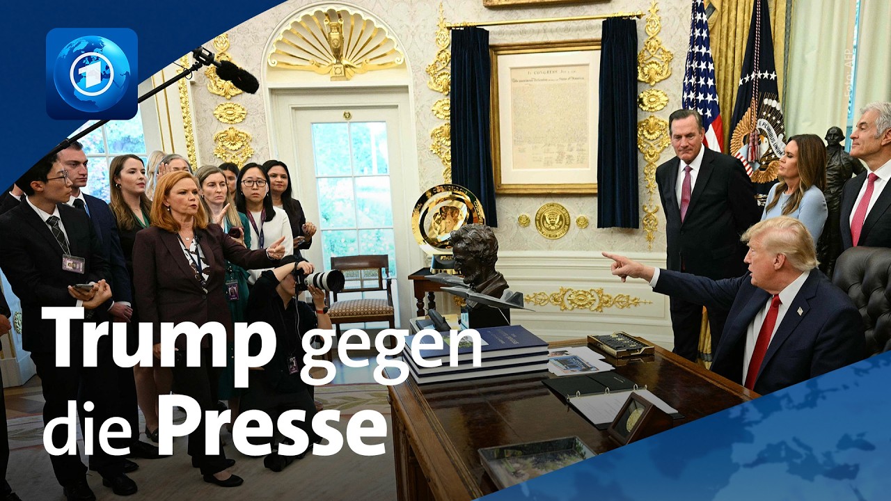 Trump wirft Medien raus: Wie frei ist die Presse in den USA? | 🌍 tagesschau24 Top-Thema, 23.9.2026