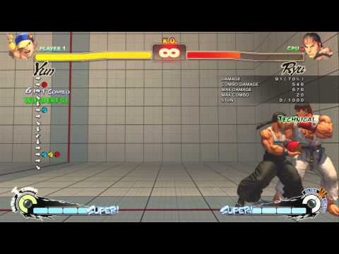 USFIV Yun: Link Ultra 1 to L Shoulder to H Lunge Punch