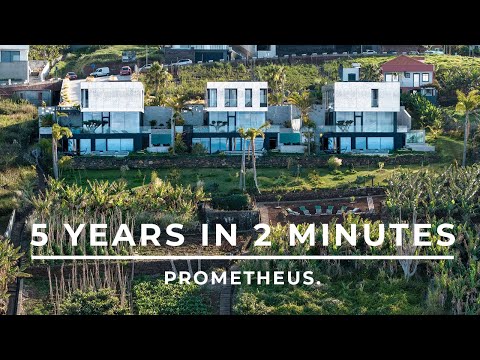 5 years in 2 minutes Construction Timelapse - Saudade Ultra Luxury Residences, Madeira, Portugal