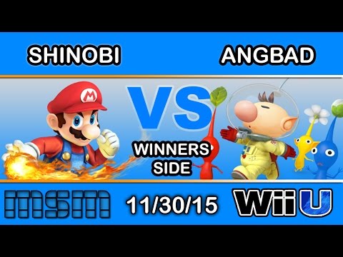 MSM #26 – Shinobi (Mario) Vs. 2Scoops | Angbad (Olimar) Winners Side - Smash Wii U