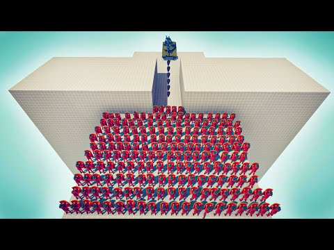 CAN 100x SHIELD BEARER CROSS THE CORRIDOR? - Totally Accurate Battle Simulator