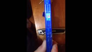 How to unlock a Blu Ray case locked with magnet device