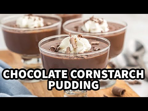 Creamy Chocolate Pudding with Cornstarch