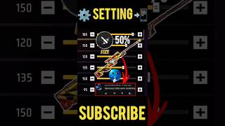 AWM Best Sensitivity Setting ⚙️✅  [ Samsung Mobile ] 100% Working Sensitivity🔥@trx111ff