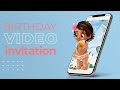 Baby Moana Birthday Invitation Girl