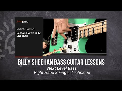 Billy Sheehan Guitar Lesson - Right Hand 3 Finger Technique - JamPlay +  @TrueFireTV