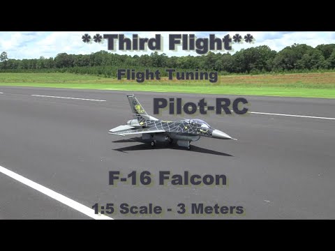 Chetan Saraf - Pilot-RC F-16 Falcon Scale Jet Flight #3 - 7-24-2022