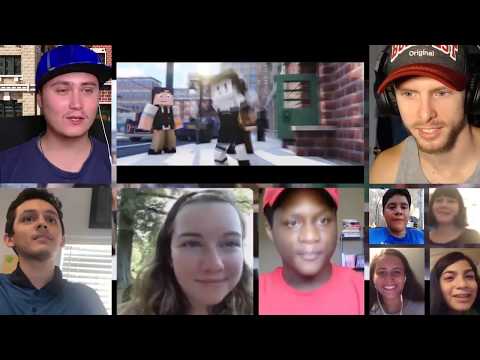 "Angel of the Stage" | BatIM Minecraft Music Video (by TryHardNinja) [REACTION MASH-UP]#344