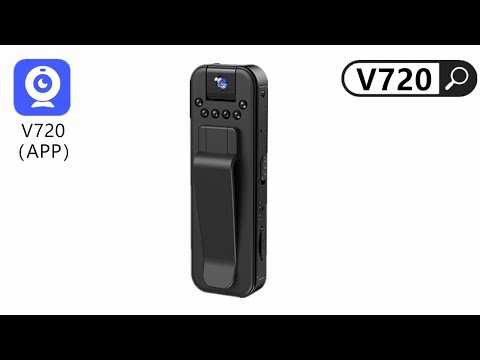 How Can I Setup this Mini Wearable Body Camera on the App: V720 - Portable Sports Camera for Outdoor