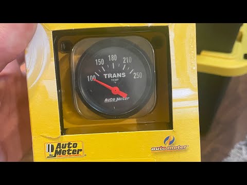 How to install transmission temperature gauge?